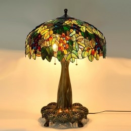 Tiffany Grape Målat glas...