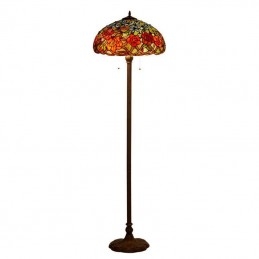 Retro Tiffany Golvlampa i...