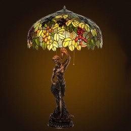 Tiffany lantlig bordslampa...