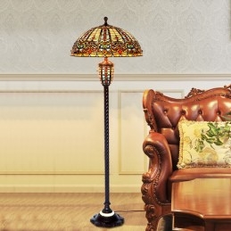 Tiffany Baroque Golvlampa i...