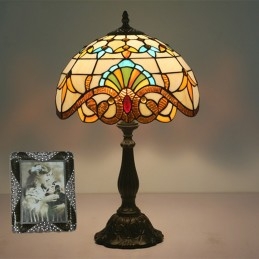 30 cm Tiffany bordslampa i...
