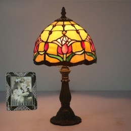 20 cm Tiffany bordslampa i...