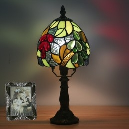 Tiffany bordslampa på 15 cm...