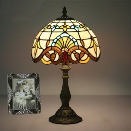 25 cm Tiffany bordslampa i...