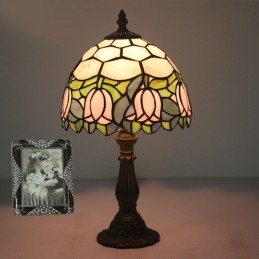 20 cm Tiffany bordslampa i...