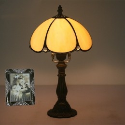 20 cm Tiffany bordslampa i...