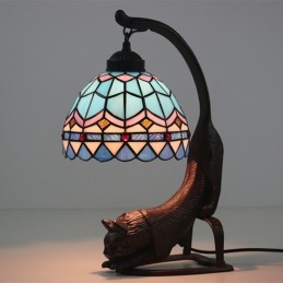Tiffany bordslampa på 20 cm...