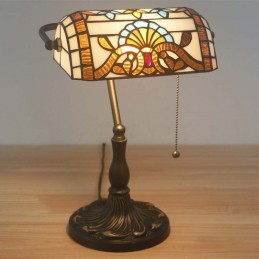 Tiffany Bank bordslampa i...