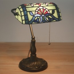 Tiffany Bank bordslampa i...