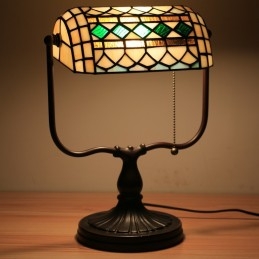 Tiffany Bank bordslampa i...