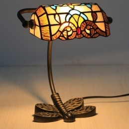 Tiffany Bank bordslampa i...