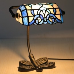 Tiffany Bank bordslampa i...