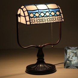 Tiffany Bank bordslampa i...