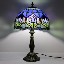 12 tum Tiffany lampa Målat...