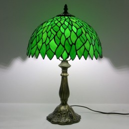 12 tums Tiffany-lampa Målat...