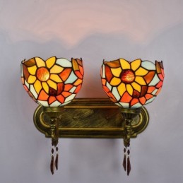 Vägglampa i Tiffany-Stil...