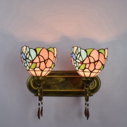 Vägglampa i Tiffany-Stil...