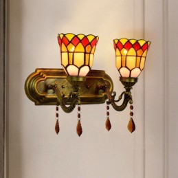Vägglampa i Tiffany-Stil...
