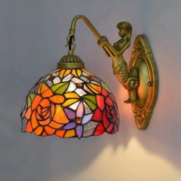 Vägglampa i Tiffany-Stil...