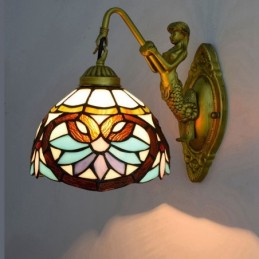 Vägglampa i Tiffany-Stil...