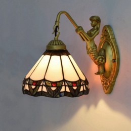 Vägglampa i Tiffany-Stil...