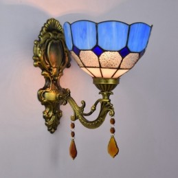 Vägglampa i Tiffany-Stil...