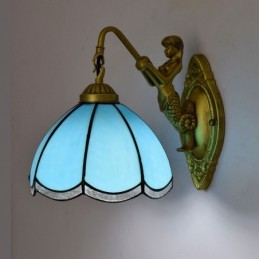 Vägglampa i Tiffany-Stil...