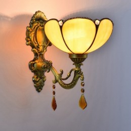 Vägglampa i Tiffany-Stil...
