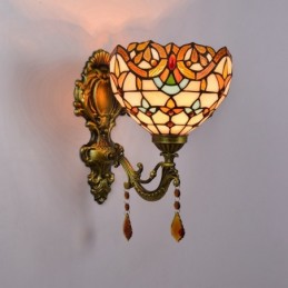 Vägglampa i Tiffany-Stil...