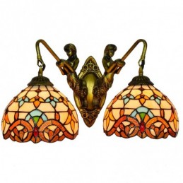 Vägglampa i Tiffany-Stil...
