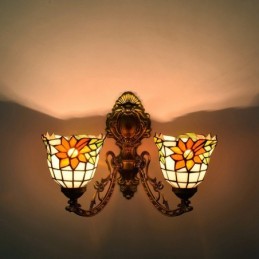 Vägglampa i Tiffany-Stil...