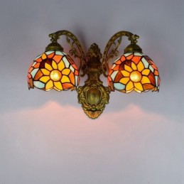 Vägglampa i Tiffany-Stil...
