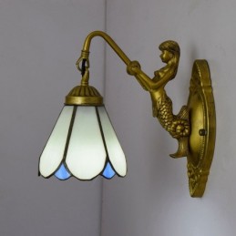 Vägglampa i Tiffany-Stil...