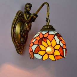 Vägglampa i Tiffany-Stil...