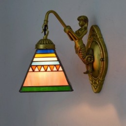 Vägglampa i Tiffany-Stil...