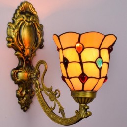 Vägglampa i Tiffany-Stil...