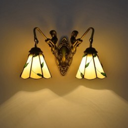 Vägglampa i Tiffany-Stil...