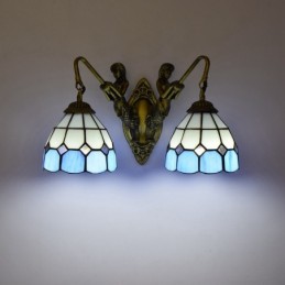 Vägglampa i Tiffany-Stil...