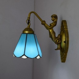 Vägglampa i Tiffany-Stil...