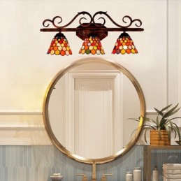 Vägglampa i Tiffany-Stil...