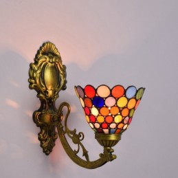 Vägglampa i Tiffany-Stil...