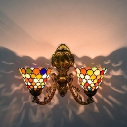 Vägglampa i Tiffany-Stil...