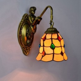 Vägglampa i Tiffany-Stil...