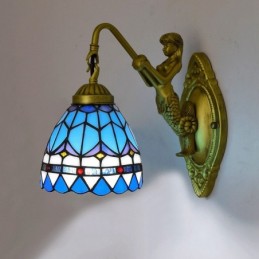 Vägglampa i Tiffany-Stil...
