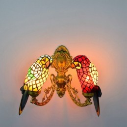 Vägglampa i Tiffany-Stil...