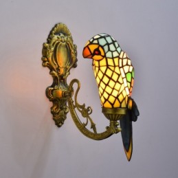 Vägglampa i Tiffany-Stil...