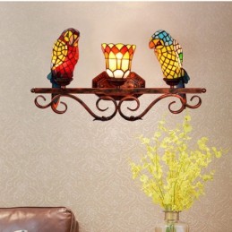 Vägglampa i Tiffany-Stil...