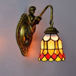 Vägglampa i Tiffany-Stil...
