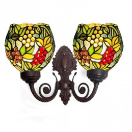 Vägglampa i Tiffany-Stil...