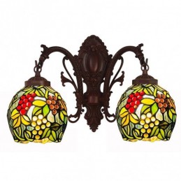 Vägglampa i Tiffany-Stil...